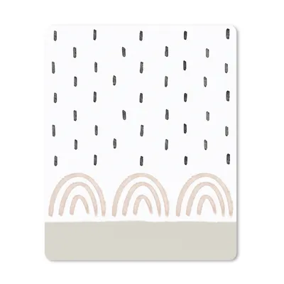 Produktbild von MuchoWow® Mauspad Mousepad Regenbogen - Pastell - Regen 30x40 cm - Mousepads - Maus Mat - Pad - Mausunterlage - Mausmatten