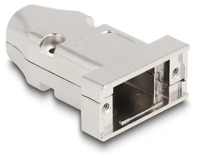 Immagine prodotto di Gehäuse für D-Sub 9 Pin Stecker / Buchse mit Zugentlastung Zinklegierung