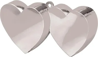 Immagine prodotto di Peso del palloncino 2 cuori argento