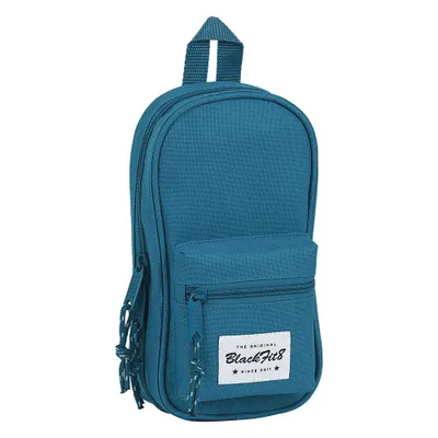 Image de Sac à dos avec pochettes à crayons BlackFit8 Egeo bleu (33 pièces)