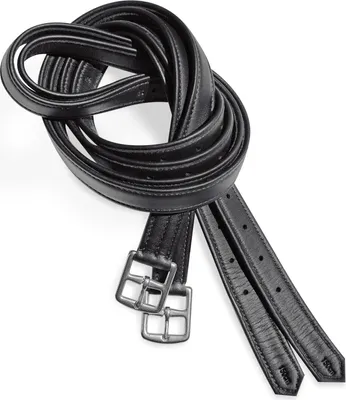 Produktbild von Kieffer Steigbügelriemen GLADIATOR braun oder schwarz, Farbe:schwarz-, Größe:150 cm