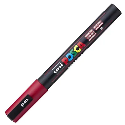 Obrázek produktu pro Posca unikátní popisovač PC-3M 0,9-1,3 mm tm. červený