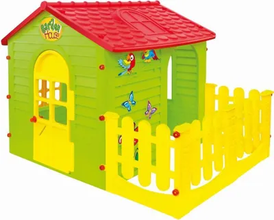 Immagine prodotto di La casetta da giardino per bambini con recinzione è stata sviluppata dall'azienda Mochtoys, sempre più popolare