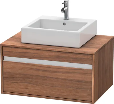 Produktbild von Waschtischunterbau KETHO 550x800x426mm nussbaum natur nussbaum natur