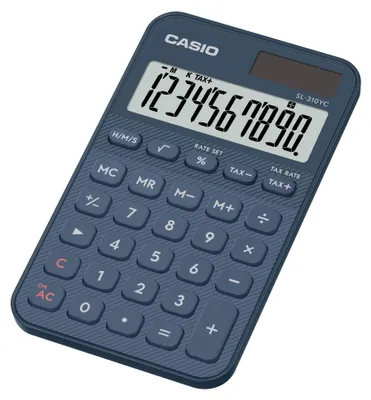 Obrázok produktu pre Casio SL-310YC, Vrecko, Jednoduchá kalkulačka, 10 číslica/číslic, Batéria / solárny, Námorná