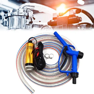 Image de Ensemble comprenant une pompe électrique diesel 12 V, un distributeur de carburant et une machine de ravitaillement en désinfectant