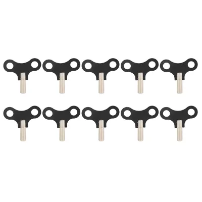 Immagine prodotto di 10 chiavi per caricare orologi in acciaio per orologi da parete e orologi da tavolo meccanici – Accessori per riparazioni