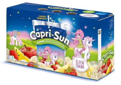 Obrázek produktu pro Capri Sun Fairy Drink nápojové balíčky s nápojem z více druhů ovoce 10x200ml