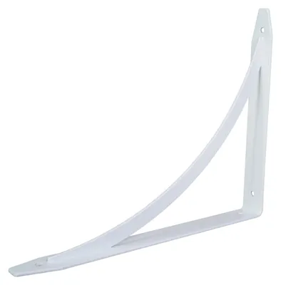 Produktbild von Schwerlast Regalwinkel Weiß gebogen 25 x 20 cm