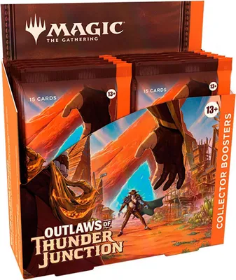 Produktbild von Magic the Gathering Outlaws of Thunder Junction Sammler Booster Display (12) englisch