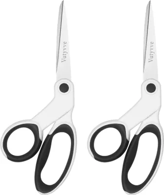 Produktbild von Vutyvve Stoffschere Linkshänder Set 8-Zoll Edelstahl Weiche Griffe