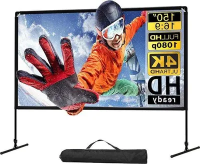 Obrázek produktu pro Přenosný 150palcový HD promítací plátno se stativem