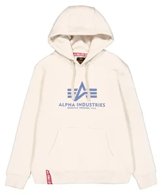 Produktbild von Alpha Industries Herren Basic Hoodie, Vintage White, L