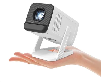 Productafbeelding van Mini Beamer - HD Resolutie - 4K Signaalverwerking - Wifi 6 en Bluetooth 5.4 - Draagbare Projector