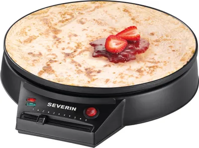 Produktbild von Severin CM 2198, 1 Crepe(s), Schwarz, 30 cm, Kunststoff, 1000 W, 350 mm