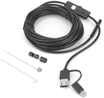 Obrázok produktu pre Priemyselná endoskopická kamera 3 v 1, 55 mm, s 6 LED diódami, vodotesná podľa IP67
