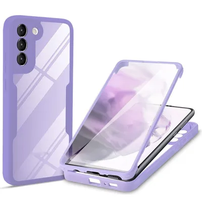 Image de Coque de protection pour téléphone Samsung Galaxy S22 5G, étui, housse, bumper, couleur : violet