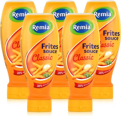 Produktbild von Remia Frites Sauce Classic Frittensauce 500ml für Pommes uvm. (5er Pack)