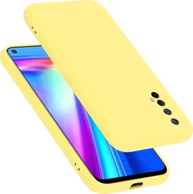 Produktbild von Cadorabo Schutzhülle für Realme 7 5G Hülle in Gelb Handyhülle Case Cover TPU Etui