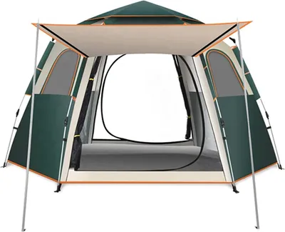 Produktbild von Welikera Wurfzelt,Camping Zelt Automatisches Schnellaufbauzelt Pop Up Zelt für 2-4 Personen Wasserdicht Winddicht Faltzelt mit Abnehmbarer, äußerer Zeltplane für Picknick Camping Berge besteigen