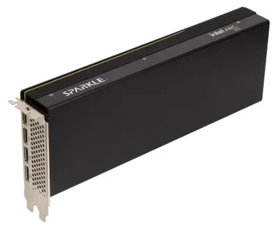 Obrázok produktu pre Sparkle Technology Intel Arc Pro B60 24GB Passive, Arc Pro B60, 24 GB, GDDR6, 192 bit, 7680 x 4320 px, PCI Express x8 5.0