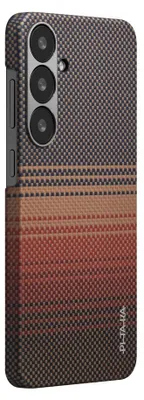 Image de Étui tissé tactile PITAKA compatible avec Samsung Galaxy S25 Plus Sunset