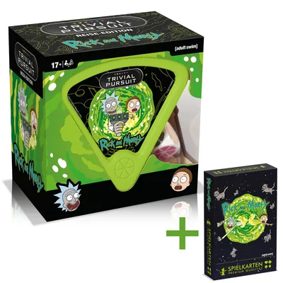 Produktbild von Trivial Pursuit Rick and Morty Wissens Spiel Quiz Ratespiel deutsch + Spielkarten
