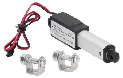 Obrázok produktu pre Elektrický lineárny pohon typu "štvorca", vodotesný, napätie 12 V, určený pre poľnohospodárske stroje, priemer 30 mm