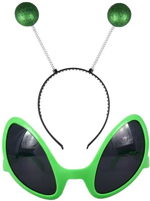 Produktbild von Alien-Haarreif - Alien-Diadem - Außerirdisches Set - Halloween-Kostüm - Leichtgewichtig - Umweltfreundliches Material - Kostümzubehör