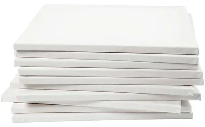 Produktbild von Leinwand, T 1,6 cm, Größe 40x40 cm, 280 g, Weiß, 40 Stk/ 1 Pck [HOB-25749]