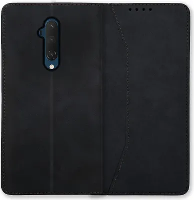 Produktbild von Bookstyle 'Premium' Schutzhülle Klapphülle Schutztasche Etui Cover für OnePlus 7T Pro - Schwarz