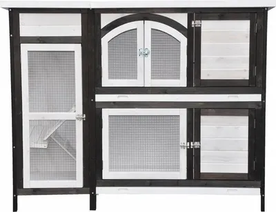 Produktbild von Kleintierstall Jumbo braun 145 x 48 x 109 cm
