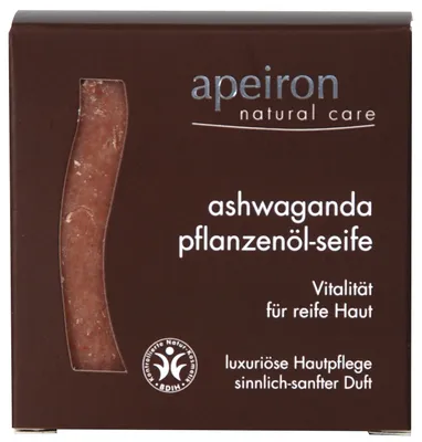 Produktbild von apeiron Pflanzenöl-Seife ASHWAGANDA Bio 100g