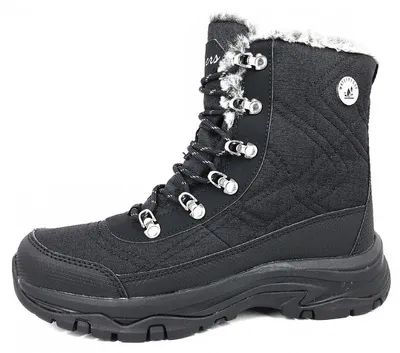 Produktbild von Skechers Trego Cold Blues Damenschuhe Stiefel Schnürer Stiefel Schwarz Freizeit, Schuhgröße:41 EU