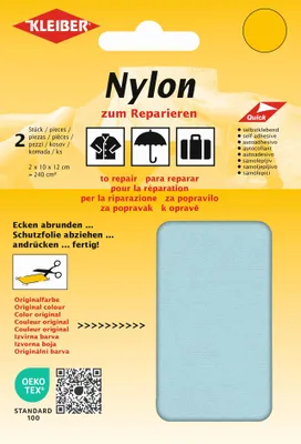 Immagine prodotto di KLEIBER 43050 Toppe in nylon KLEIBER, autoadesive, blu ghiaccio