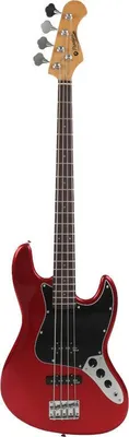 Image de Prodipe Guitars JB80 RA Guitare basse rouge bonbon