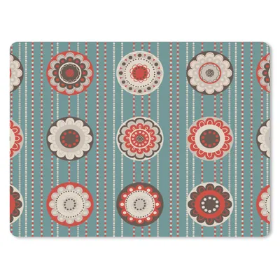 Produktbild von MuchoWow® Mauspad Mousepad Bohème - Blumen - Vintage - Design 23x19 cm - Mousepads - Maus Mat - Pad - Mausunterlage - Schreibtischunterlage - Mauspad
