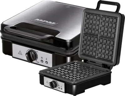 Produktbild von Waffeleisen MGO-36M silber/grau hohe Leistung 1200 W
