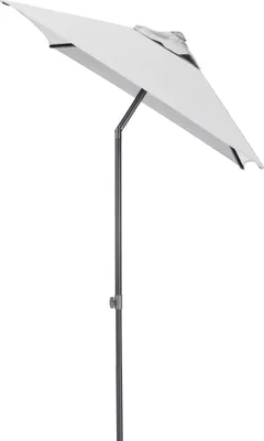 Produktbild von KETTLER Easy Push Schirm 150x210 cm, UPF 50+, anthrazit matt/ hellgrau, Aluminium/Polyester mit PolyurethanBeschichtung