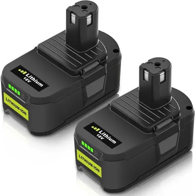 2x 18V 5,5Ah Ersatzakku für Elektrowerkzeug, LED-Anzeige