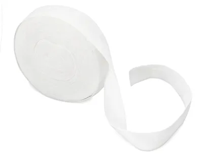 Falzgummi 20 m x 20 mm Spandex elastisch weiß