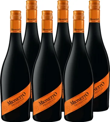 Produktbild von Mionetto Prosecco DOC Treviso Frizzante (6 x 0,75 l) - Fruchtig-frischer Perlwein aus der renommierten italienischen Provinz Treviso, Glera, halbtrocken
