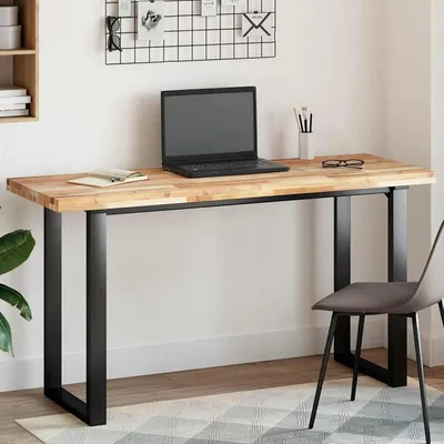 Produktbild von Tischplatte aus Akazienholz 140x50x4 cm Rechteckig für Esstische und Bistrotische
