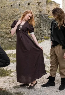 Produktbild von Sommerkleid Braun/Natur "Denise" XXL