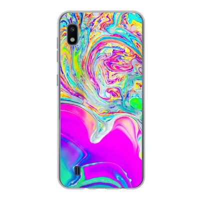 Produktbild von MuchoWow® Handyhülle Schutzhülle Hülle für Samsung Galaxy A10 Kunst - Farben - Psychedelisch Silikon Softcase Handy Hülle - Schutzhülle