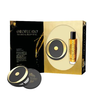 Immagine prodotto di Orofluido Set regalo in edizione limitata Elisir al profumo d'ambra Olio per capelli 100ml + Specchio compatto
