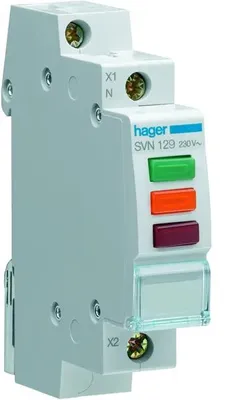 Obrázok produktu pre Hager SVN129, Červená, 230 V
