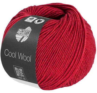 Produktbild von Lana Grossa - Cool Wool Melange 1501 kirschrot meliert