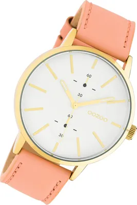 Produktbild von Oozoo Armbanduhr rosa Leder C10588 Timepieces Damen Analog-Quarzuhr UOC10588