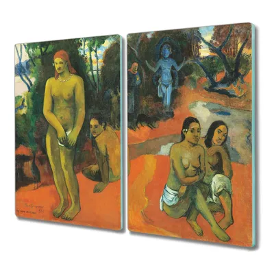 Produktbild von Coloray Kochplattenabdeckung Herdabdeckplatte 2x30x52 cm Hackbrett Schneidebrett Küchenbrett - Kunstformen